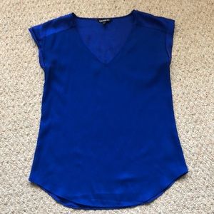 Silky Royal Blue Top
